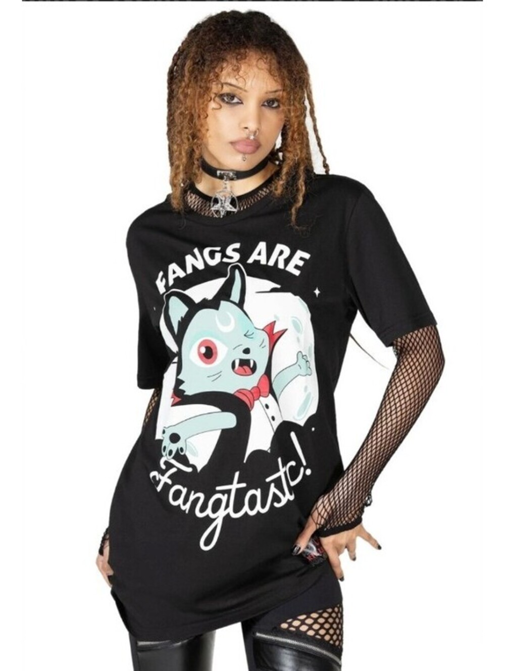 Killstar Fangtasy Lil Vampurr T-Shirt Top Unisex Size Medium NEW With Tags